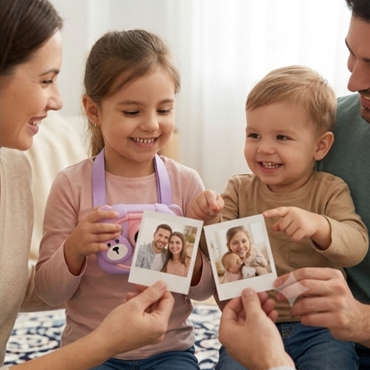Kids Instant Print Digital Camera with Thermal Paper Rolls