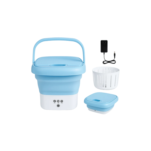 Foldable Portable Mini Washing Machine with Spin Dryer (6L)