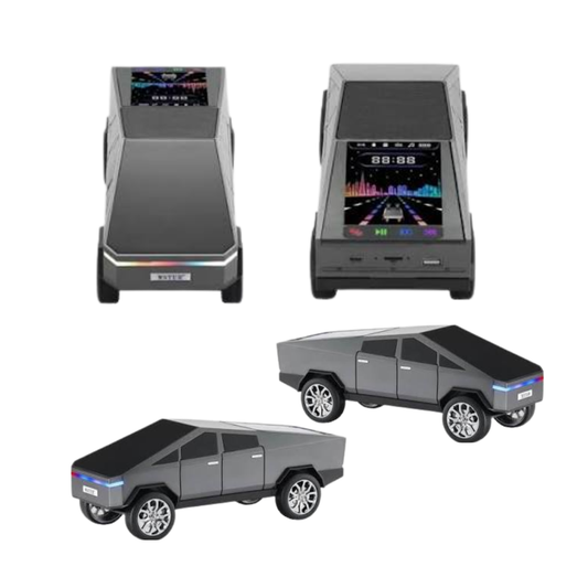 Cybercar Wireless Bluetooth Speaker with LED Lights & FM Radio