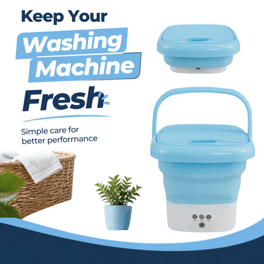 Foldable Portable Mini Washing Machine with Spin Dryer (6L)